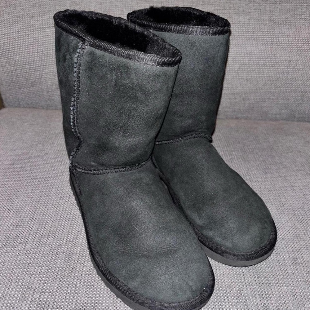 UGG Black fuzzy Boots